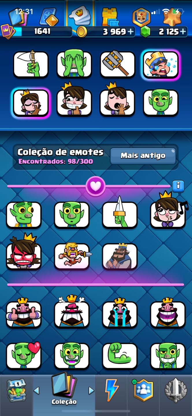 CONTA CLASH ROYALE!!! ( 6 ANOS )FULL CARTAS + FULL TORRE / NVLMAX +2000 GEMAS