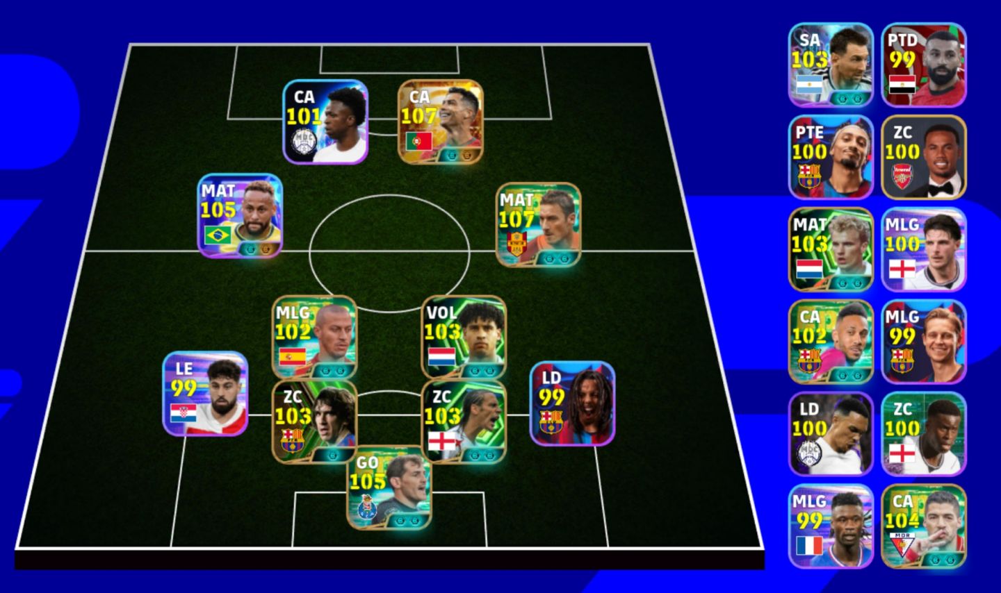 CONTA EFOOTBALL NEY BLITZ , CR7, SUAREZ E COMPANHIA