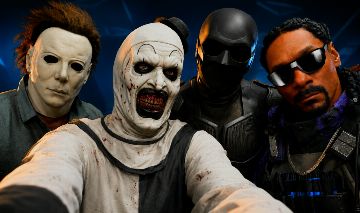 CONTA WARZONE/ TERRIFIER ART/ BLACKNOIR/ MICHAEL MYERS/ SNOOP DOG E MUITO MAIS