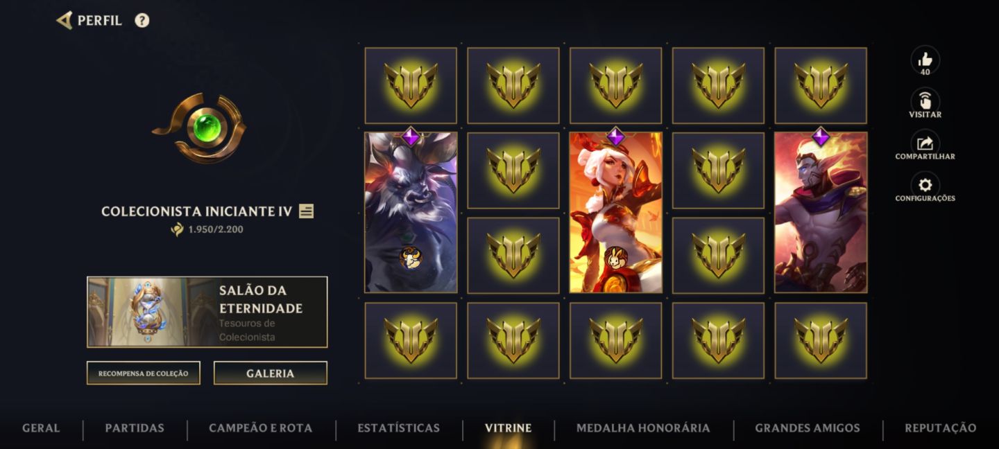 CONTA SMURF MAIN SUPORTE | SKINS LIMITADAS DE EVENTO + 3K