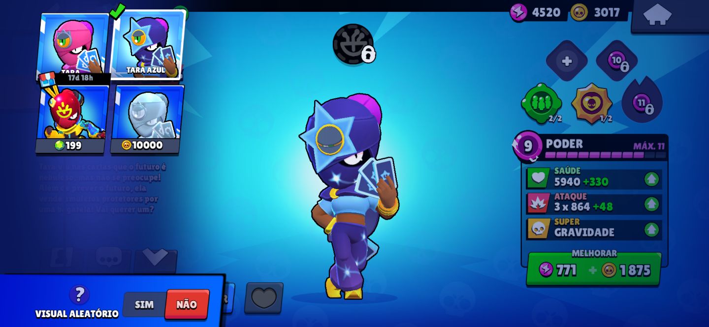 Conta brawl stars antiga e gemada