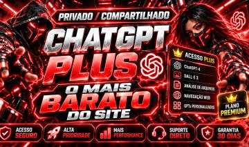 ChatGPT Plus 5.5 PRIVADO | Conta Original e Oficial | Codex + Work