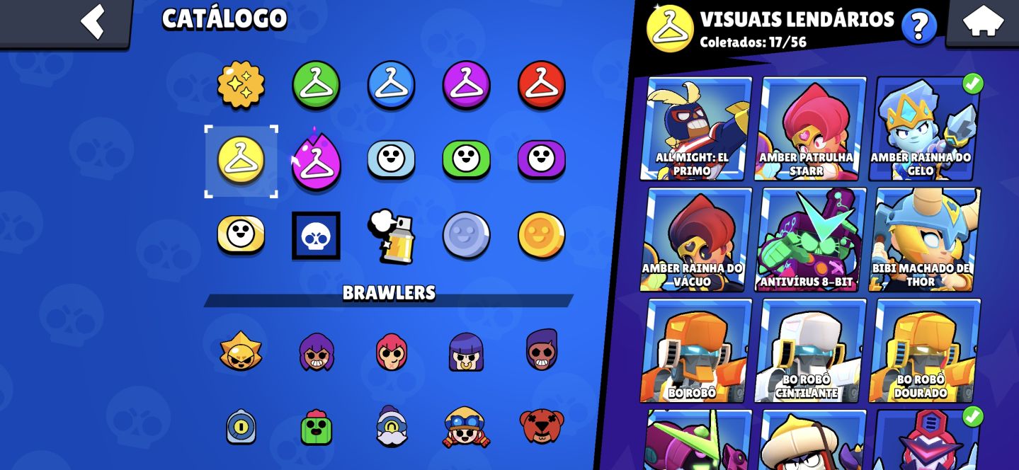 CONTA DE BRAWL TOP 80K DE TROFÉUS COM FAMA SOLAR