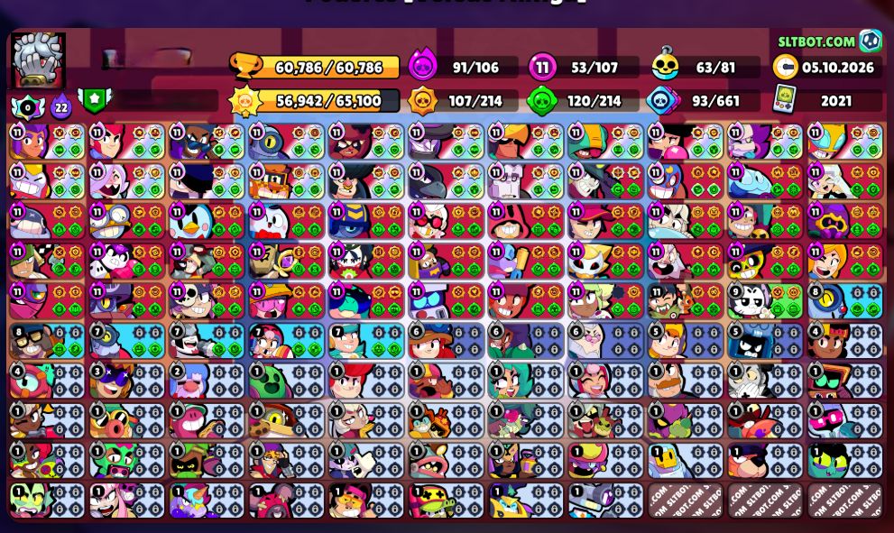 Conta Brawl 60k (TRY HARD) Pra Começar BEM!!