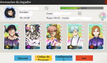 CONTA REI DO JUJUTSU / REI DAS MALDIÇÕES 35B+ VIP 10