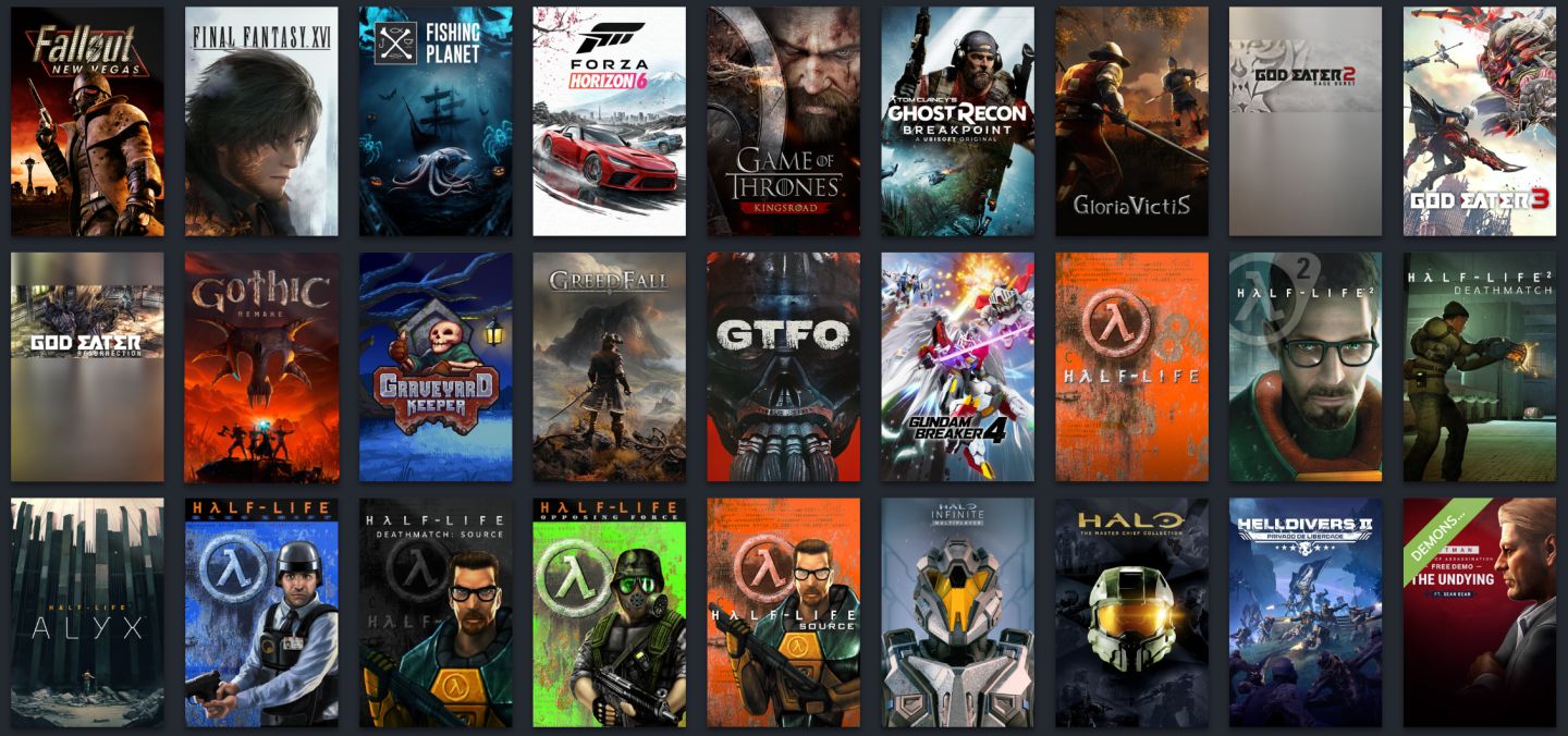 Conta Steam 160+ Jogos de Renome, Conta nível 40+ e emblemas sazonais completos