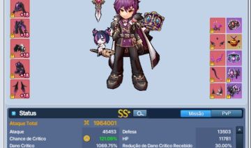Conta Grand Chase Plataforma Steam Chase Level: 472 8 Char 1KK+