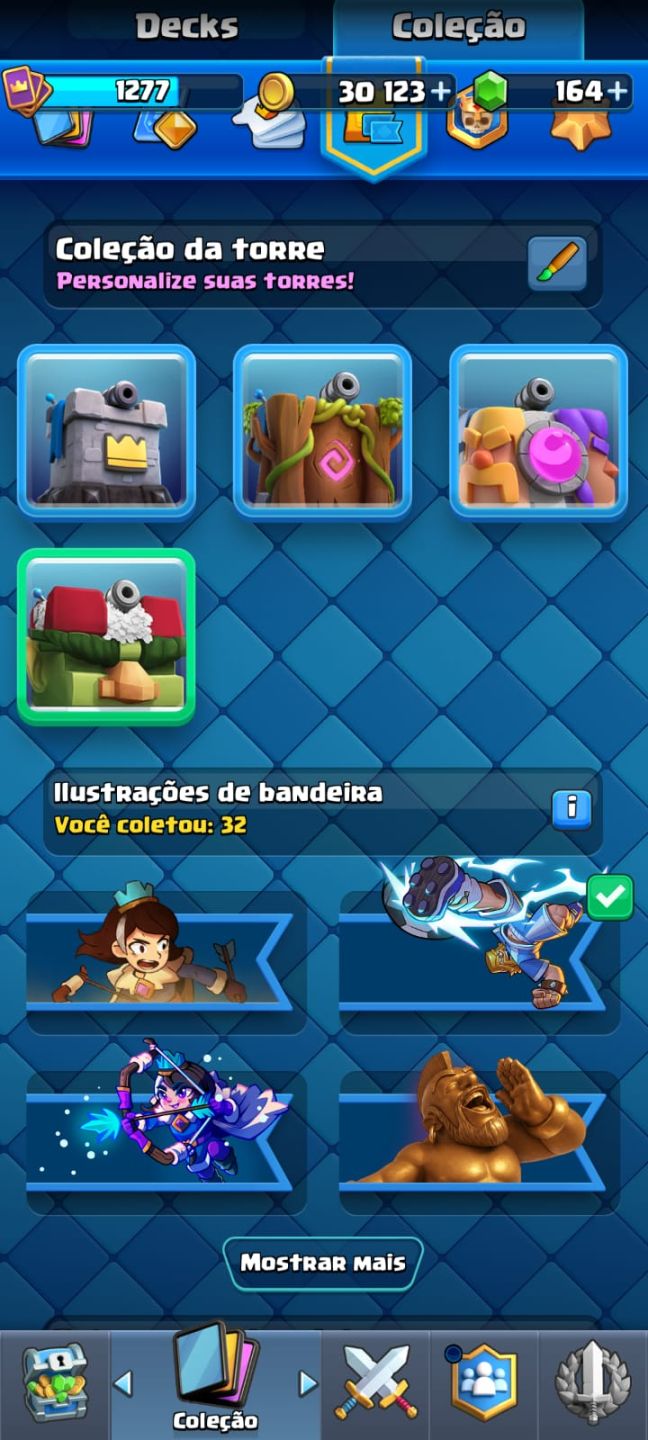 Conta Sulpercell com Brawl Stars e Clash Royale