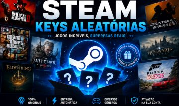Steam Keys Aleatórias (envio automático imediato) MELHOR PREÇO!!!