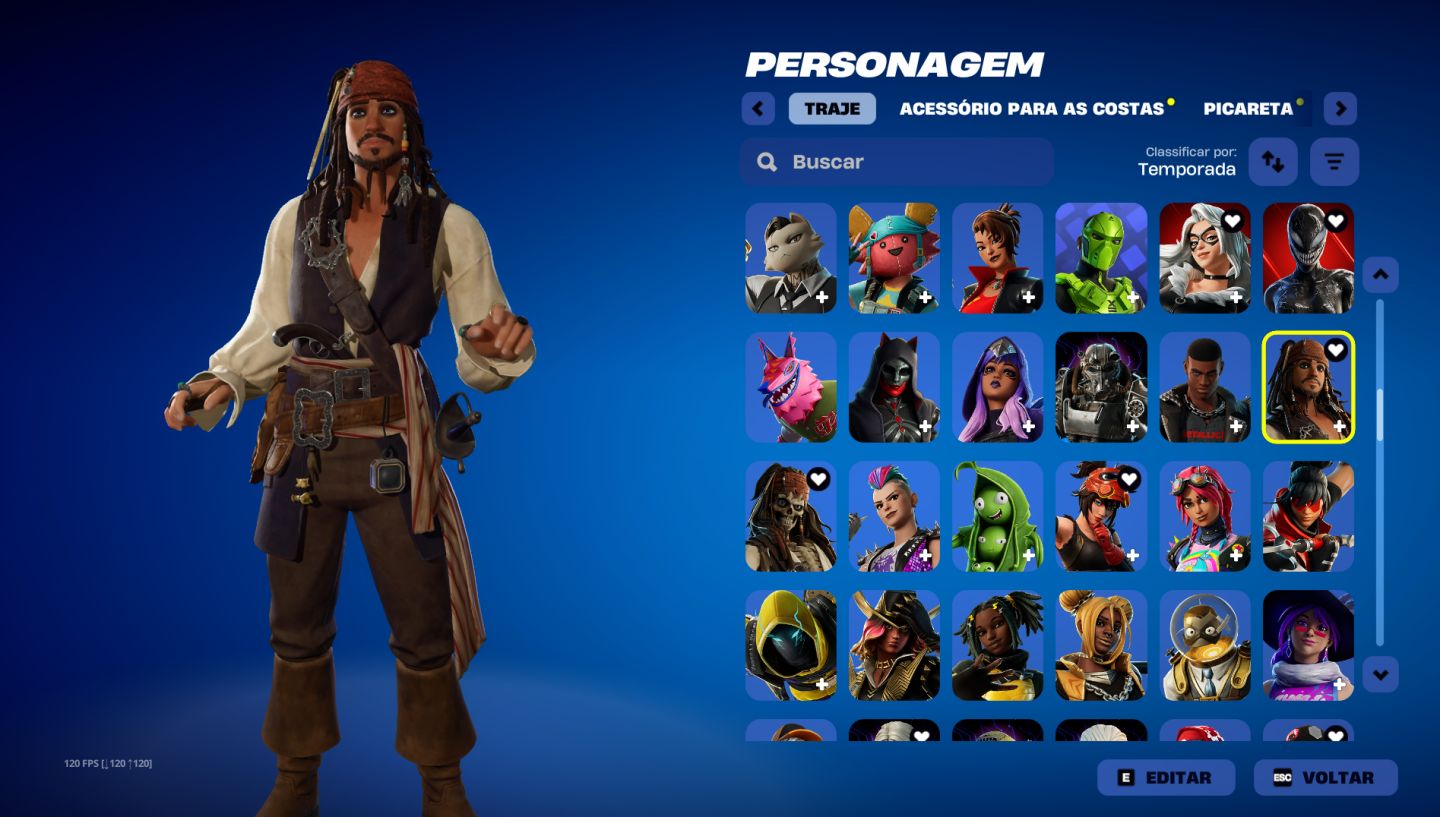 CONTA FORTNITE OG / STACKED 264 SKINS + STW FOUNDER