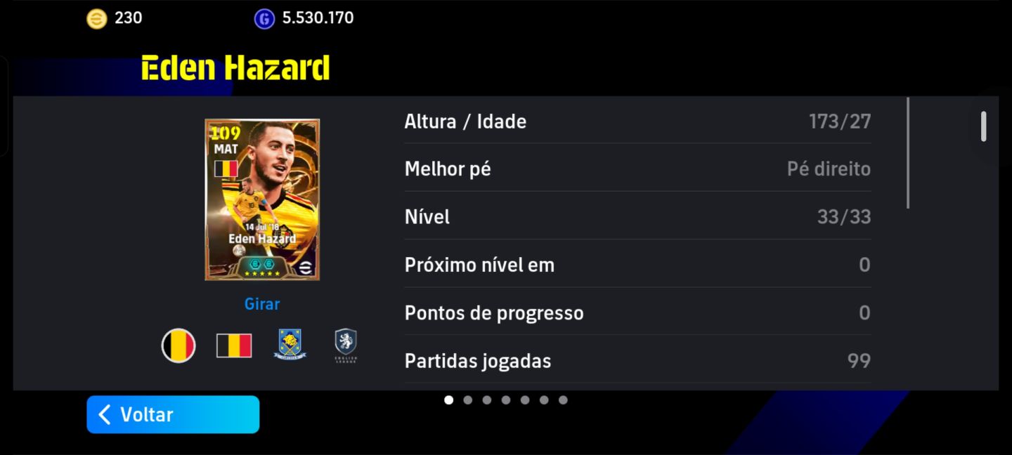 EFootball Mobile 3203 | Hazard Big Time 109 + Neymar 2014 Copa