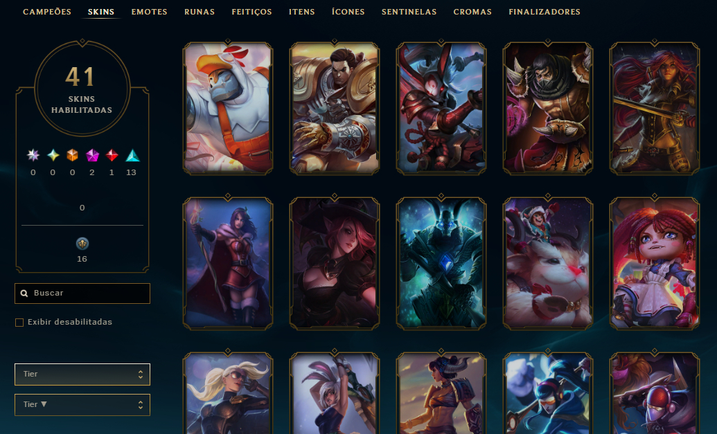 25% OFF E SEM TAXA | 92 CHAMPS | LVL 94 | 41 SKINS LINDAS! | + BRINDES