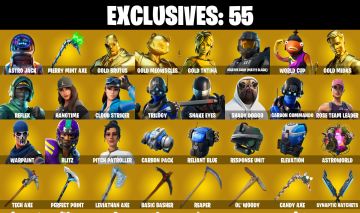 CONTA FN COM 456 SKINS-GOLD MIDAS-MINT AXE-TRYHARD
