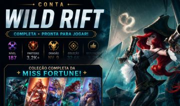 Conta ex desafiante com skins de prestígio