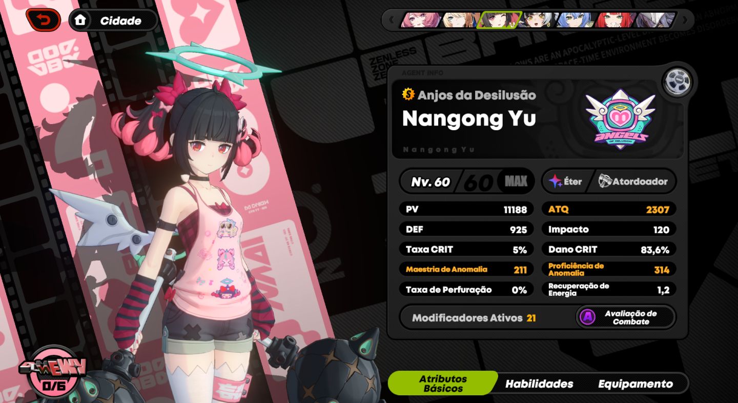 CONTA DE ZZZ LVL 55 6 PERSONAGENS EXCLUSIVOS e 5 MOTORES EXCLUSIVOS