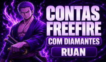 CONTAS FREE FIRE LEVEL 5 A 25 COM DIAMANTES + SKINS RARAS | ENTREGA RÁPIDA