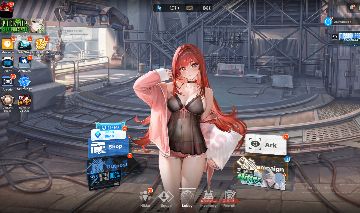GODDESS OF VICTORY: NIKKE bem no inicio com Nikkes no LV100, Collab Raven e Eve.