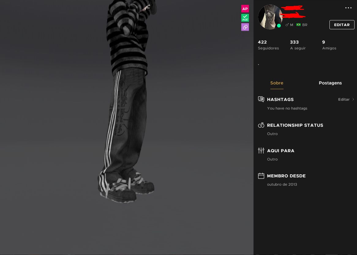 CONTA IMVU 2013/AP/AGE/MARRIAGE