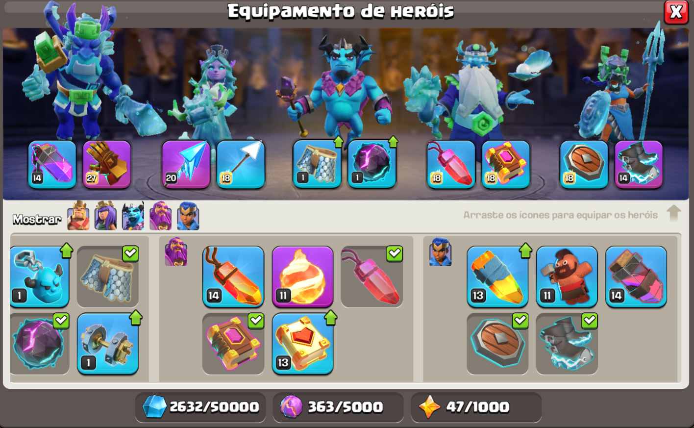 CV 17 SEMIFULL || 15 PAISAGENS || DEFESAS BEM EVOLUIDAS
