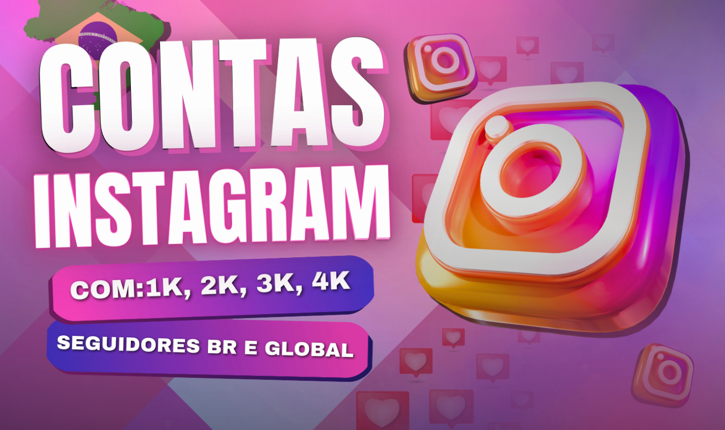 Top Conta de instagram femininas - Conta ativa! - Seguidores Reais