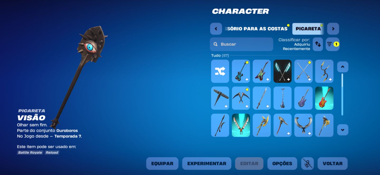 Conta capitulo 2 ,37 skins 350 vbucks , conta muito boa