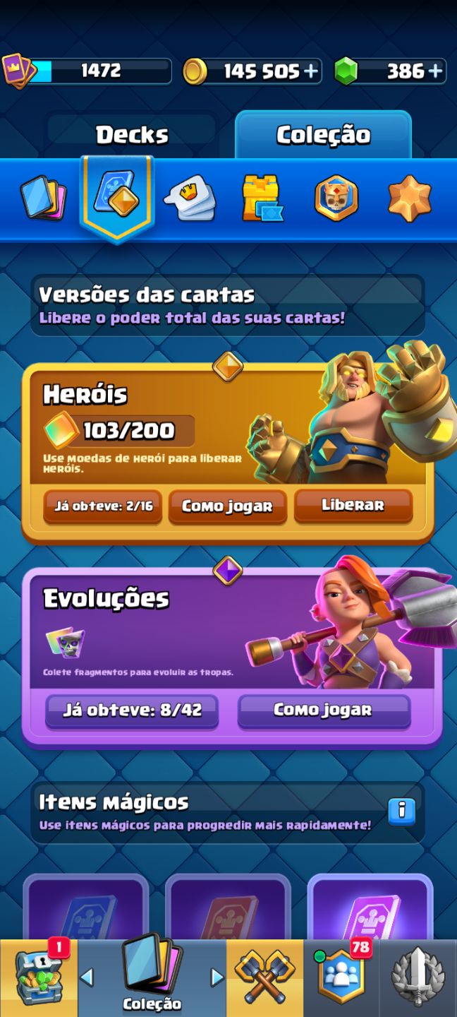Conta Clash Royale arena 23 EM PROMOÇÃO!