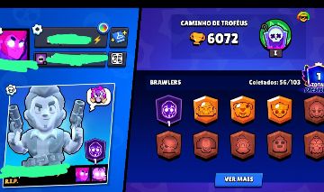 Conta de Brawl Stars Iniciante e Rara
