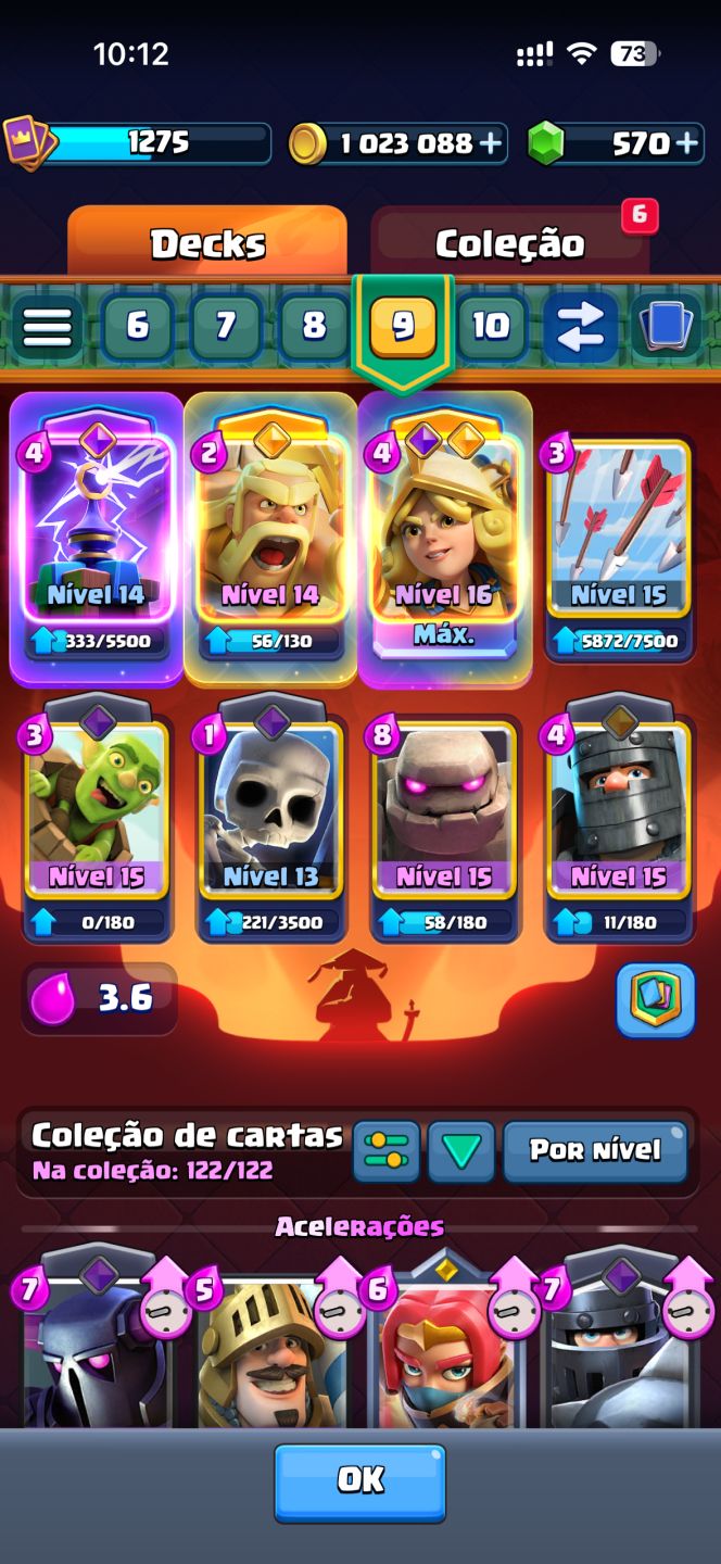 Conta Clash Royale 10 anos (full acesso)