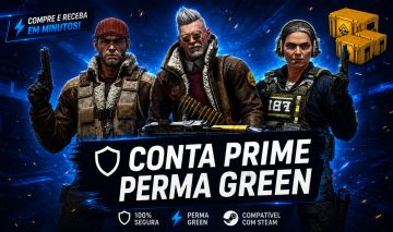 CONTAS CS2 PERMA GREEN | SEM RISCOS