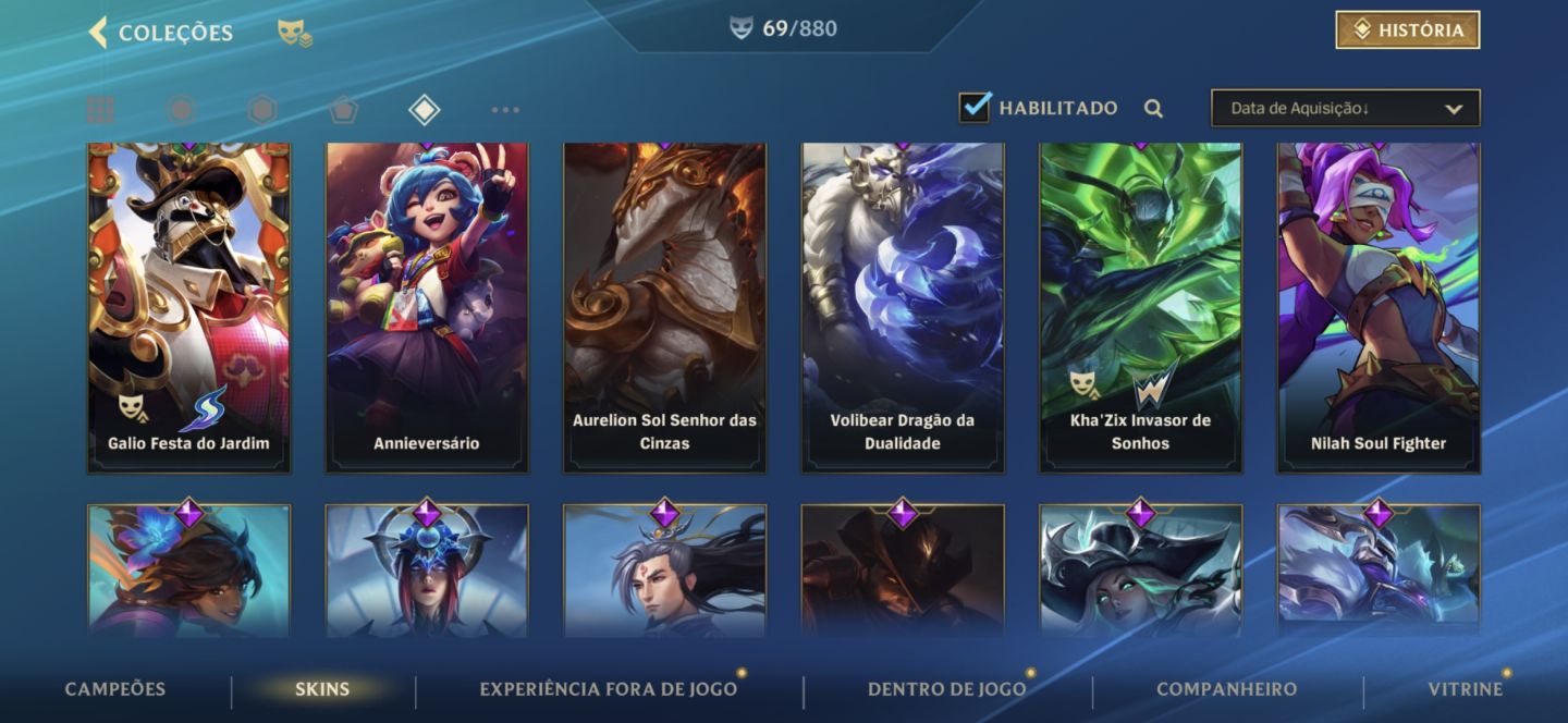CONTA DE WILD RIFT DESAFIANTE COM SKINS LIMITADAS ELO MONARCA