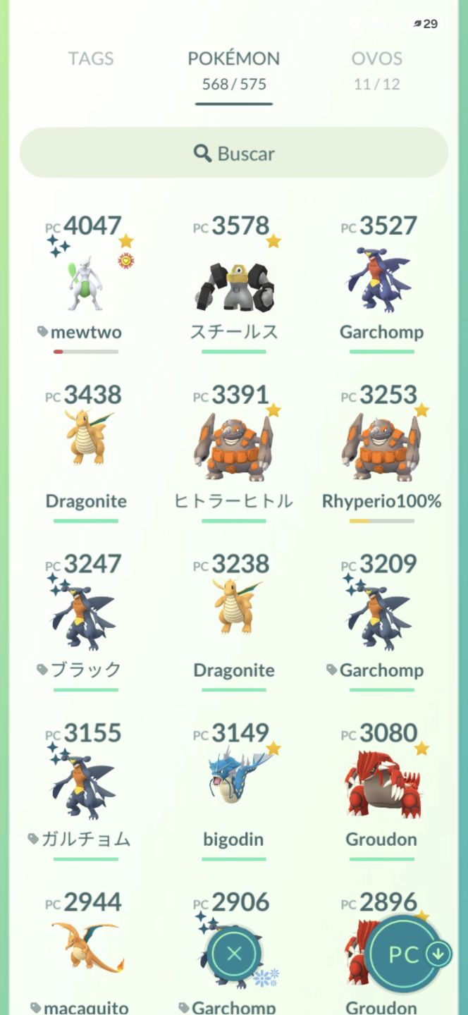 CONTA POKÉMON GO COLEÇÃO RARA E COMPLETA! INFORMAÇÕES DA CONTA Níve
