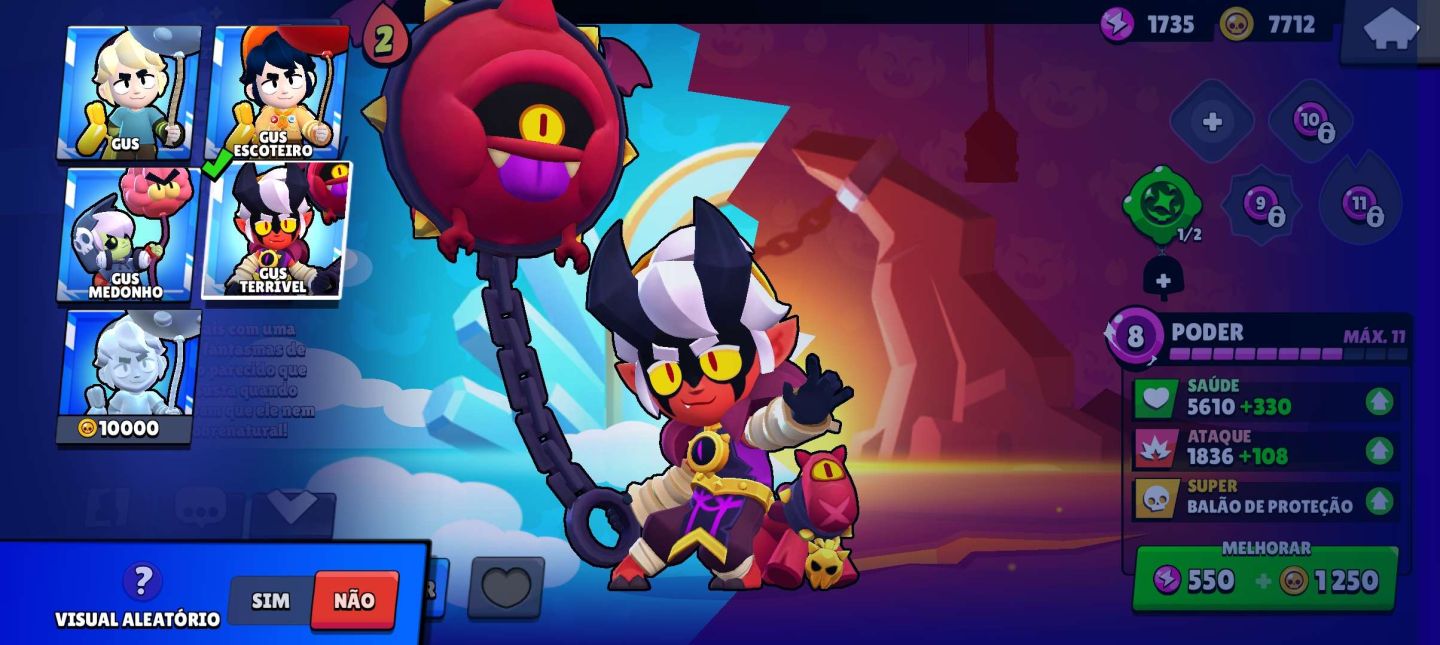 BRAWL STARS 75 BRAWLERS | NÍVEL 101 | 17.750 TROFÉUS | 9 LENDÁRIOS | 166 SKINS