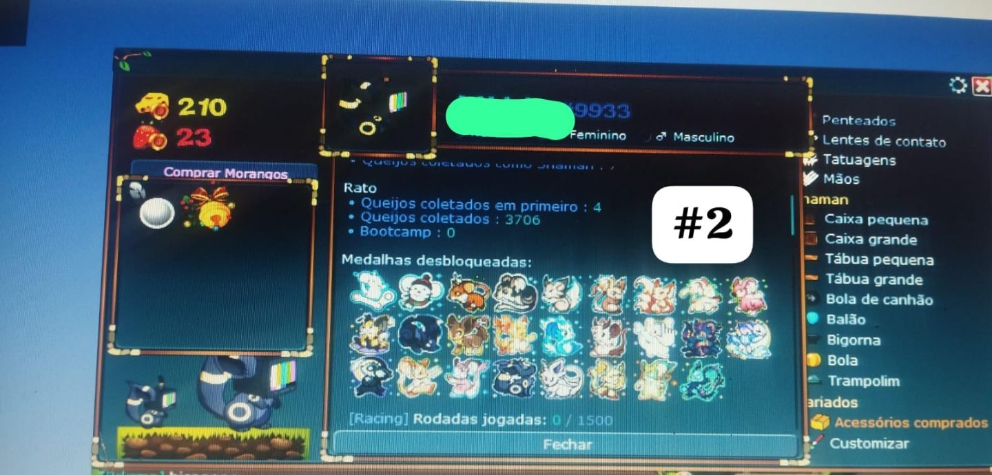 TRANSFORMICE CONTAS RARAS COM MUITOS PELOS, LEIAM A DESCRIÇÃO