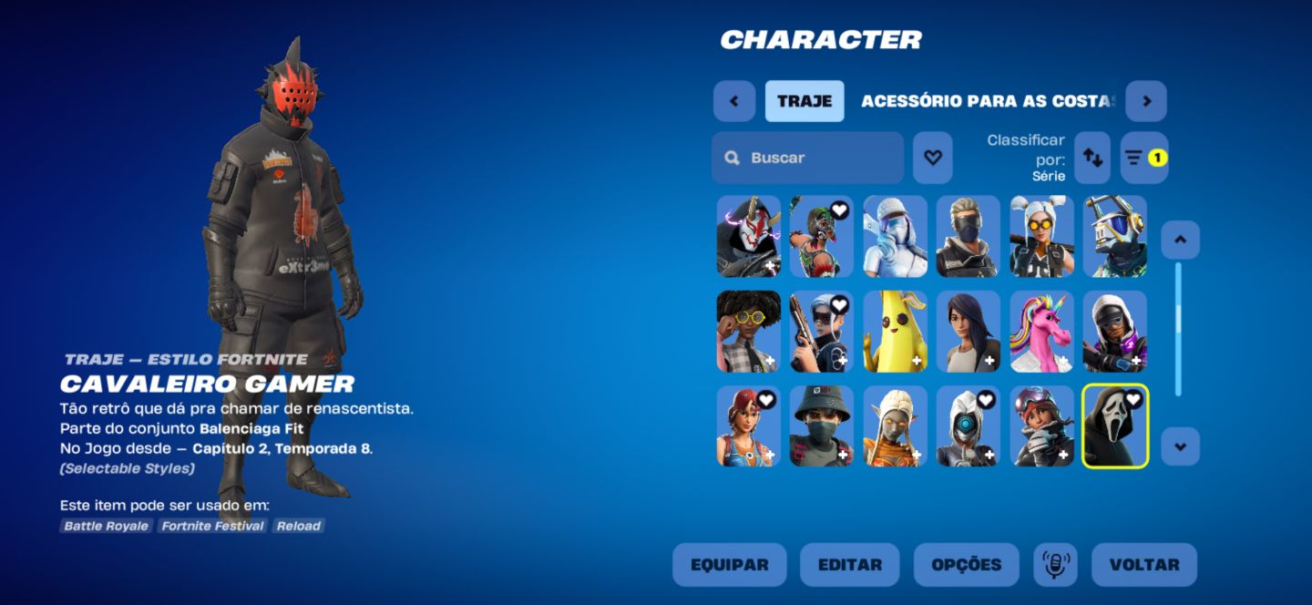 Conta fortnite