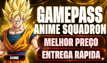 [MENOR PREÇO] ANIME SQUADRON GAMEPASSES | ANIME ESQUADRÃO