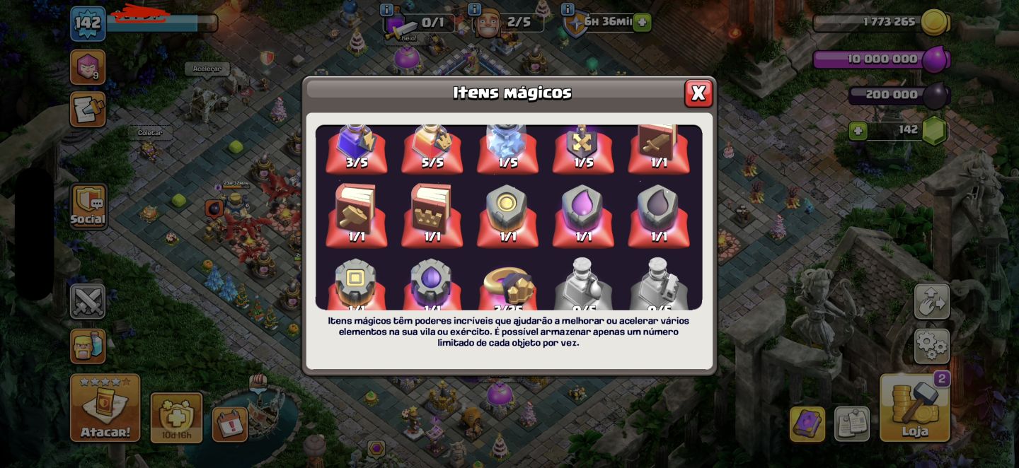 (PROMOÇÃO) CONTA CLASH OF CLANS CV12 SEMI FULL | LVL 142