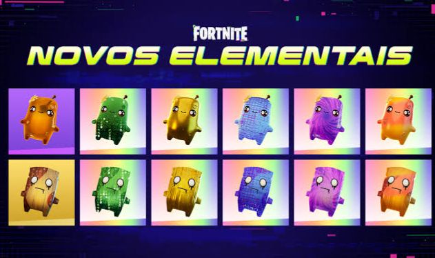 [PROMOÇÃO] TODOS ELEMENTAIS FORTNITE !!