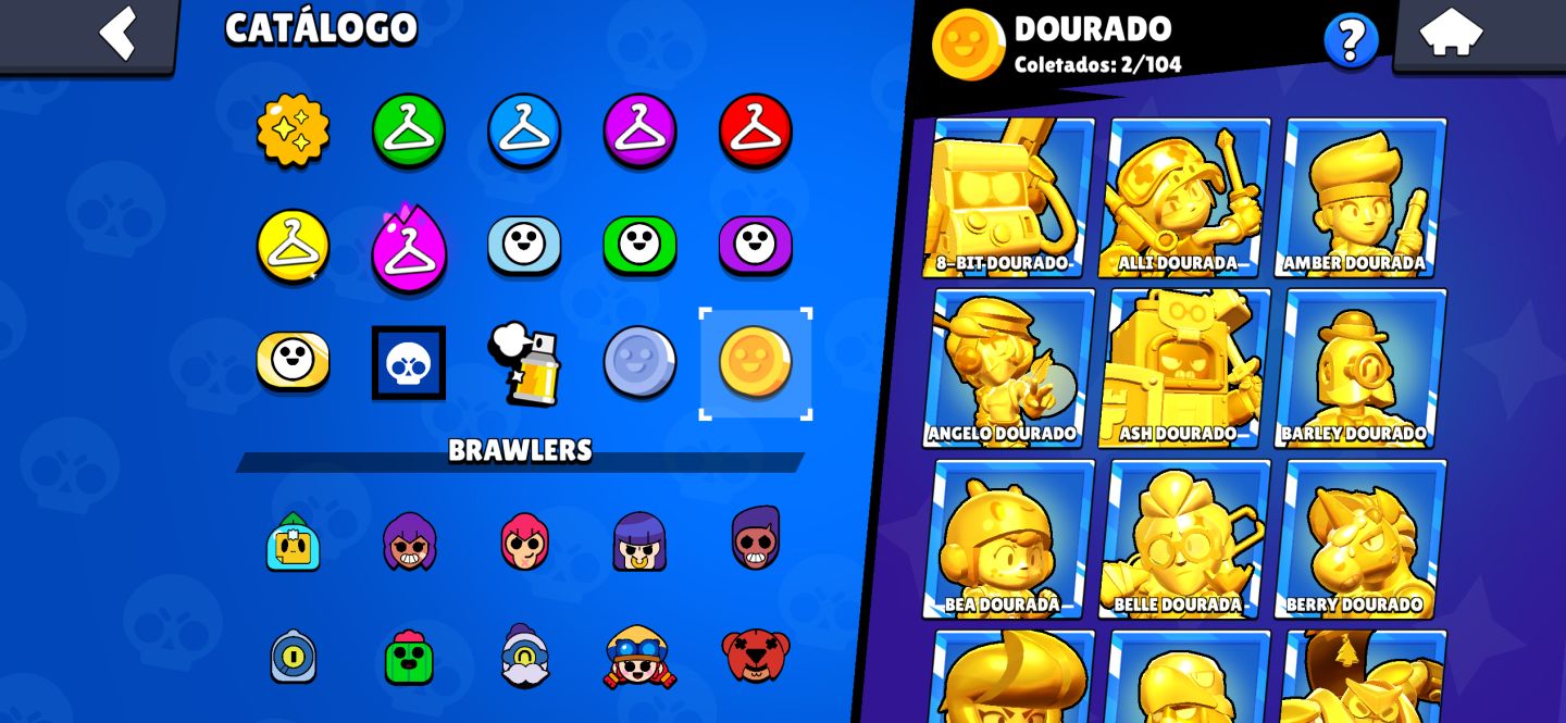 Conta antiga brawl stars| Skins raras| 93Ktroféus | 12 brawl pas plus| 106 brwl