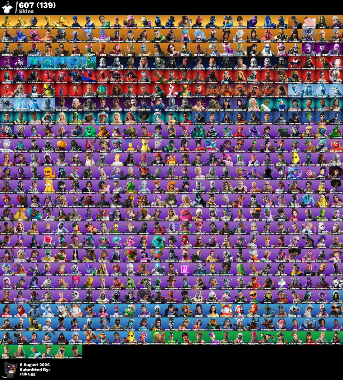 Conta rara de fortnite