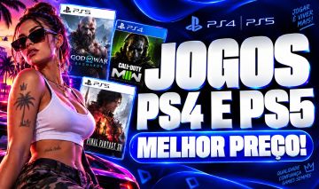 Jogos Digitais PS4 e PS5 | Contas PSN Primárias e Secundárias Melhores Preço