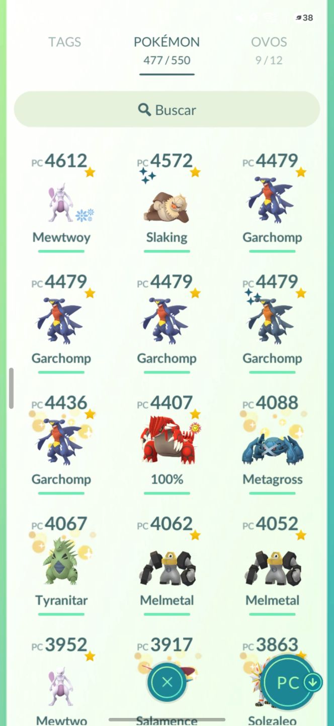 Conta pokémon go lvl 71-80