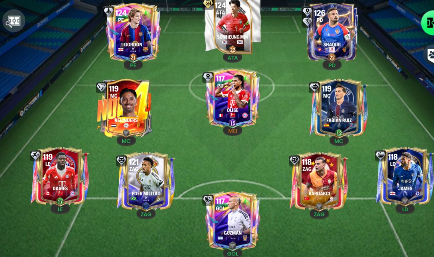 Conta de FC mobile ger 121