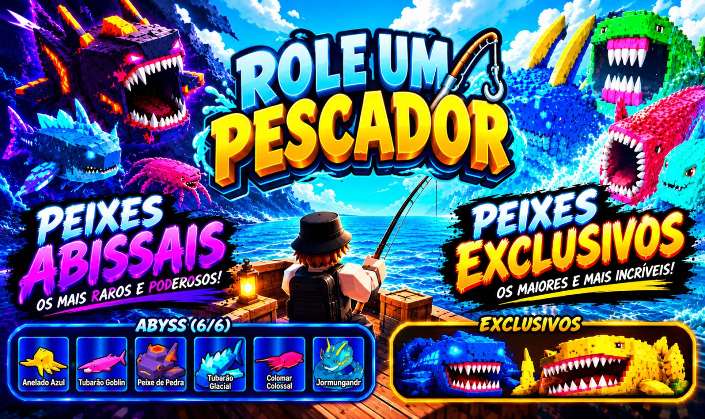 Role um Pescador - ABISSAL/EXCLUSIVO/FUNDIDO