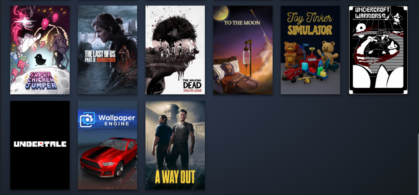Conta steam com diversos jogos + prime do CS2