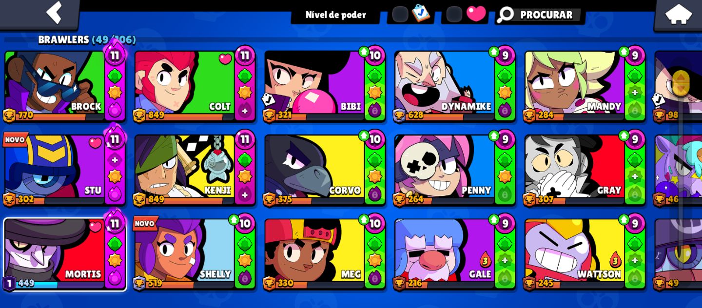 Conta de Brawl Stars | 10k.500+ troféus