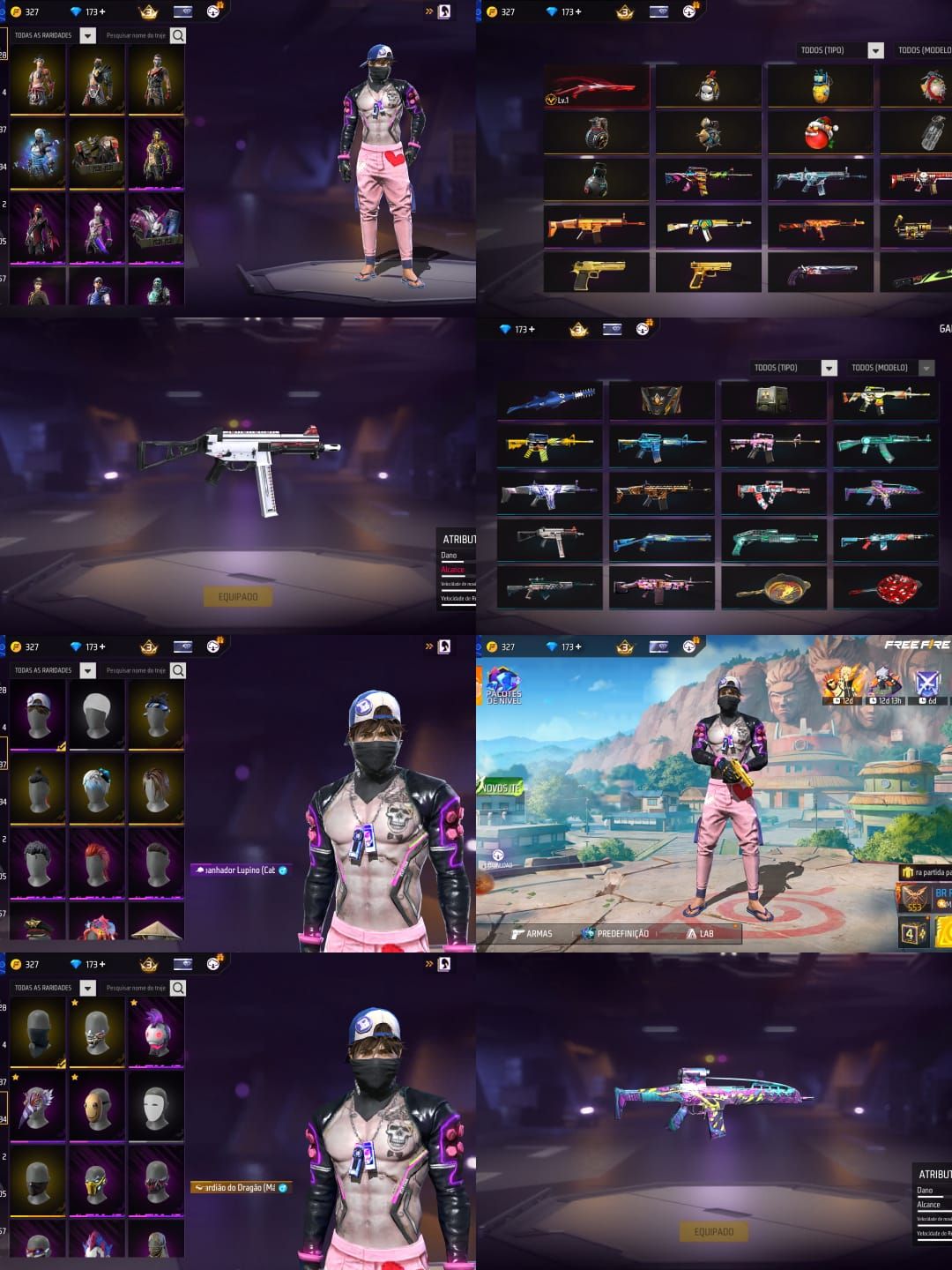 CONTAS FREE FIRE: SASUKE | NARUTO | PROMOÇÃO - ENTREGA AUTOMÁTICA
