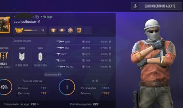 Conta Standoff 2 | Desde 2021 | Level 135 | Medalhas e Skins Exclusivas