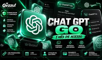 ChatGPT Go | Acesso 30 Dias | Garantia 30 Dias | Ativação por Link Promocional