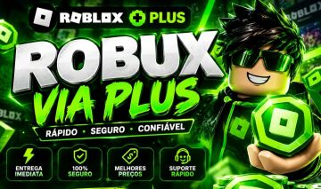 Robux Via Plus - 15% de Desconto (Roblox)