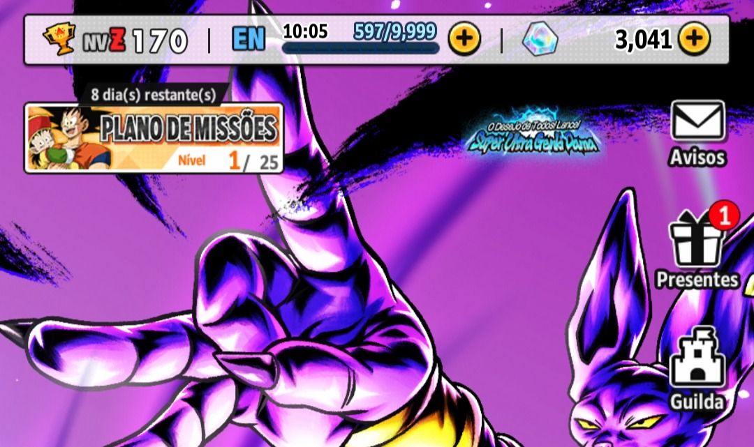 Conta de dragon ball legend com novo omega legend e outros